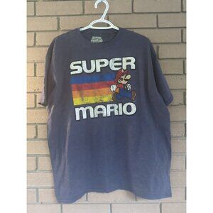 Blue Nintendo Super Mario 2018 T-Shirt Size: XL